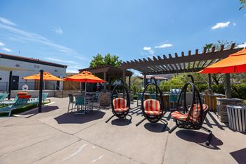 Sundeck with lounge seating